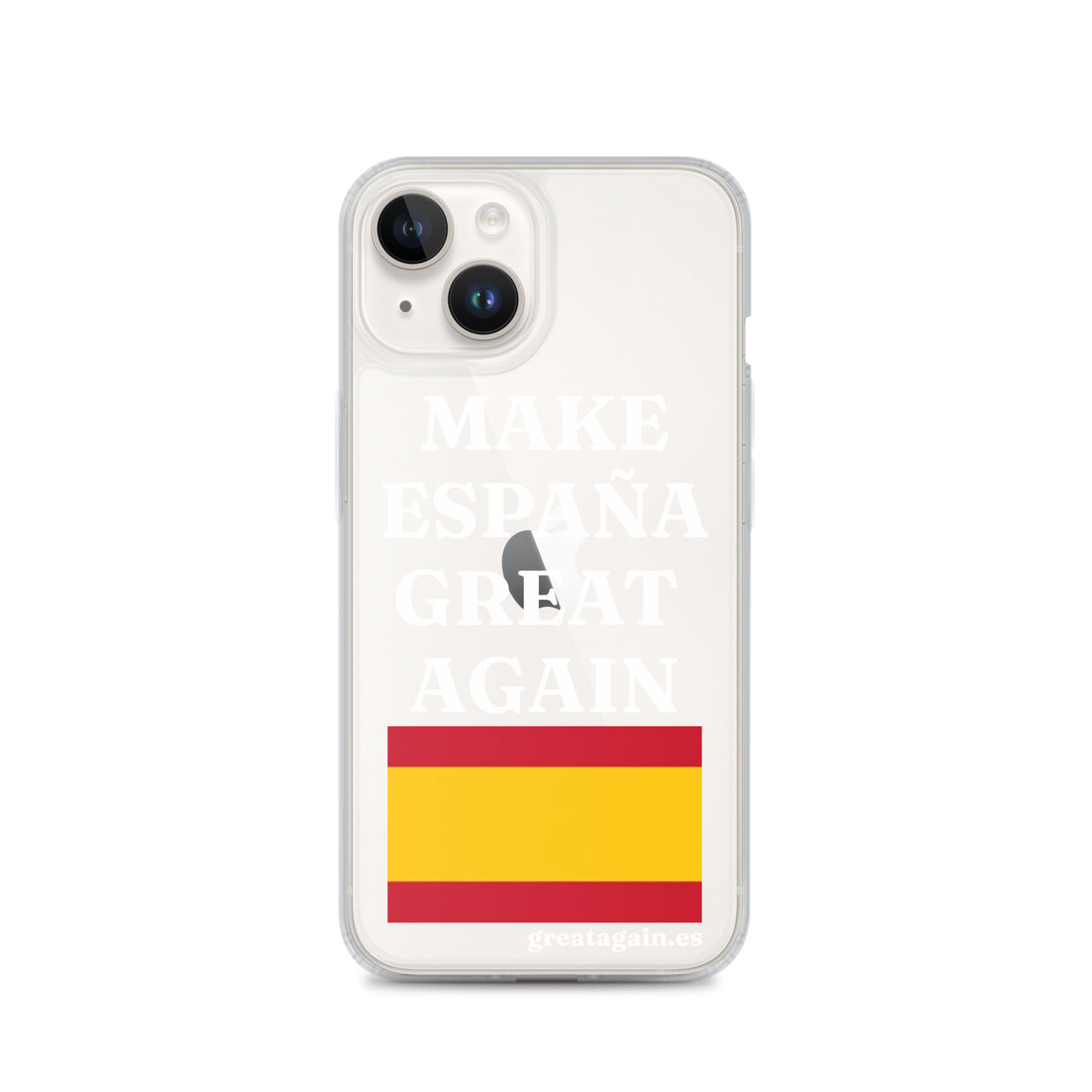 Carcasa transparente para iPhone® Make España Great Again