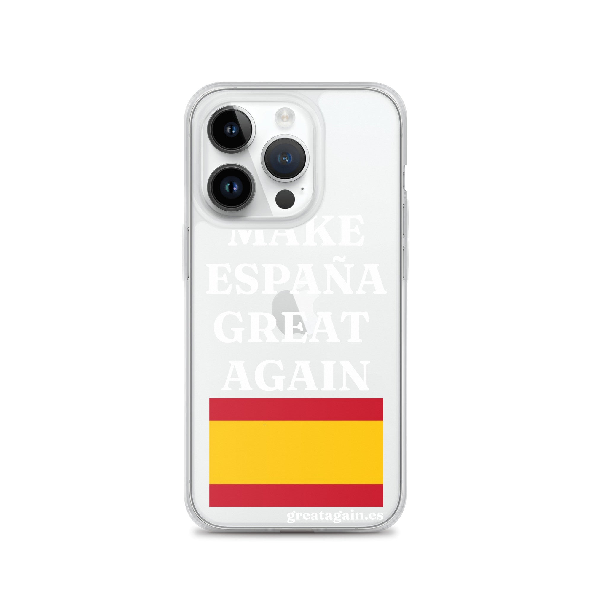 Carcasa transparente para iPhone® Make España Great Again