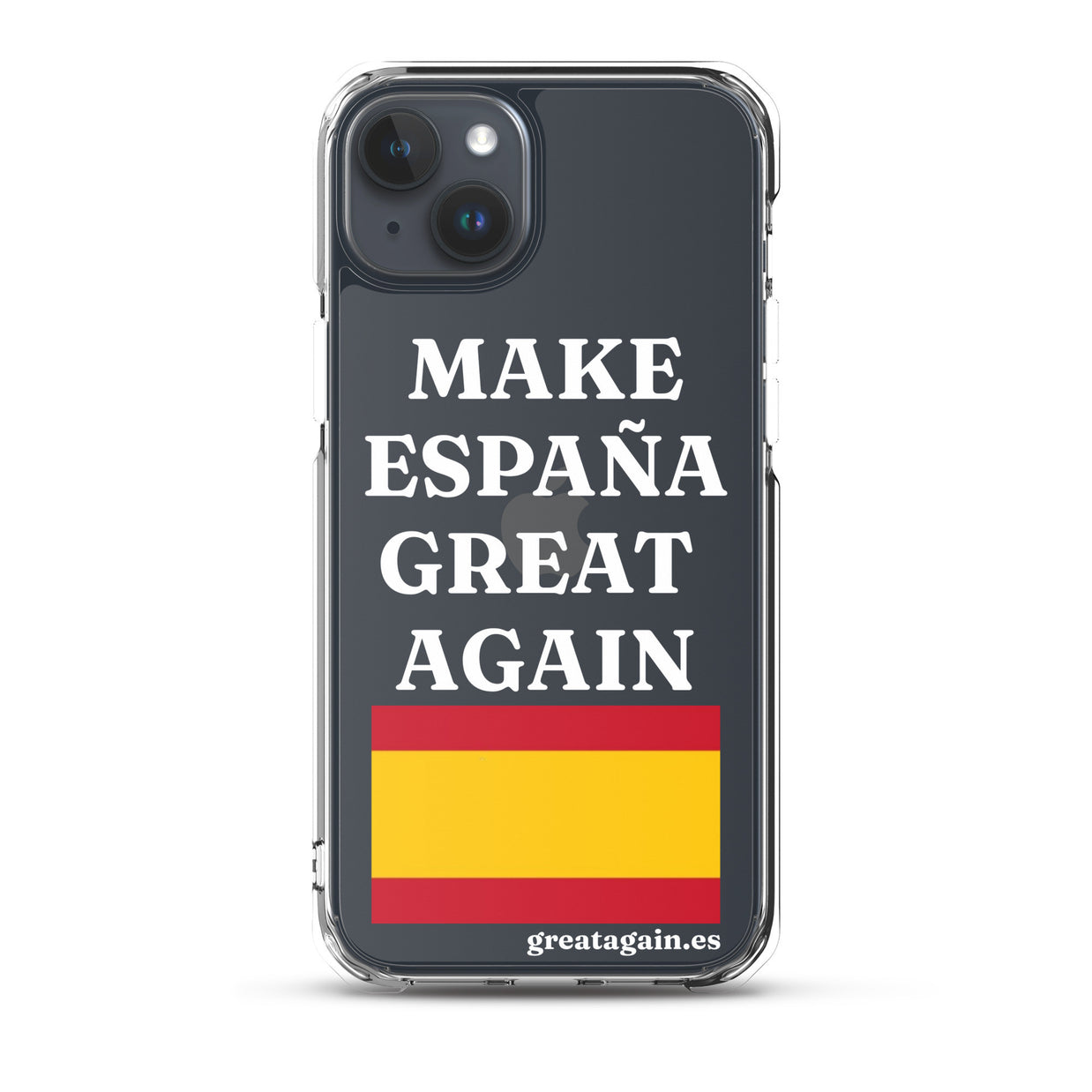 Carcasa transparente para iPhone® Make España Great Again