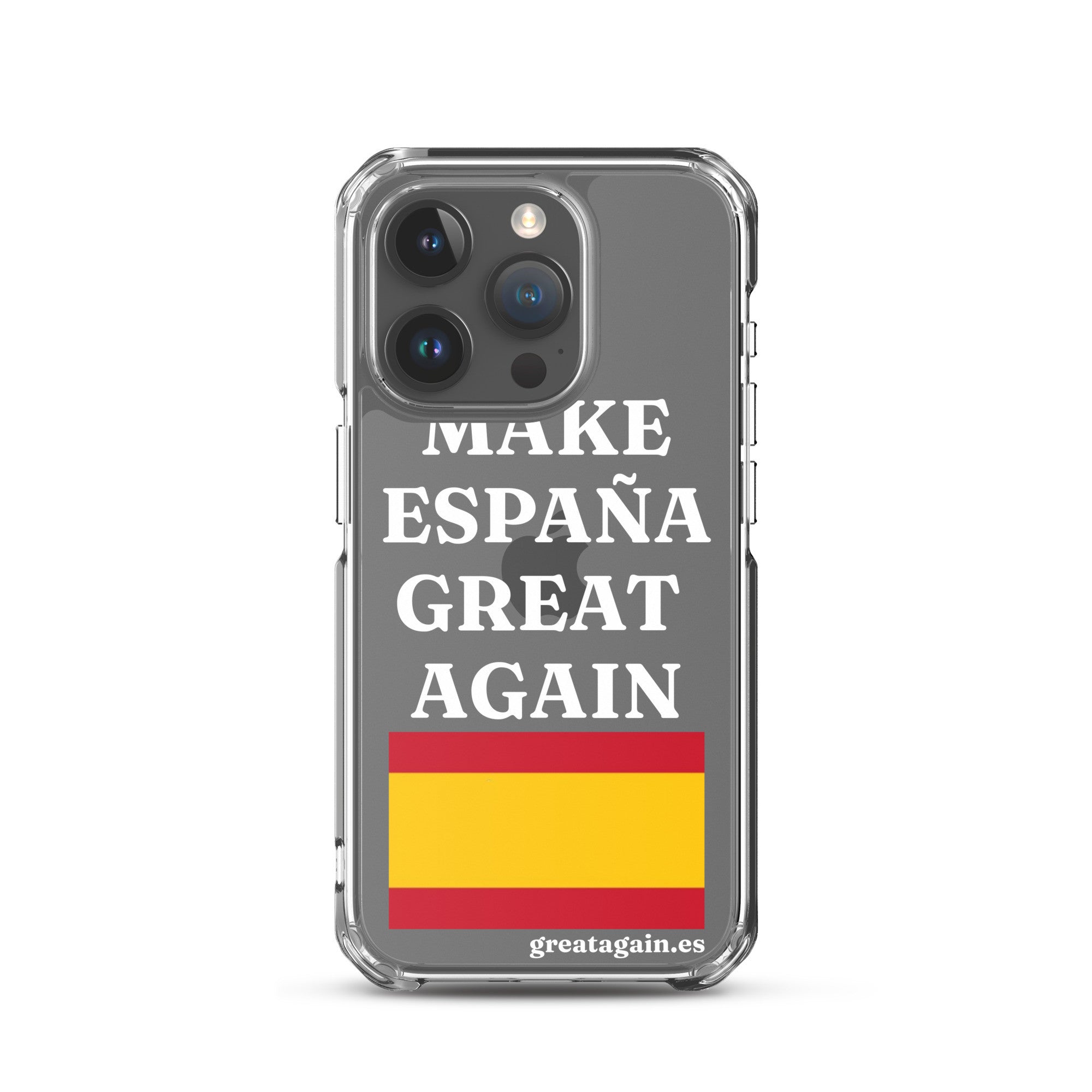 Carcasa transparente para iPhone® Make España Great Again