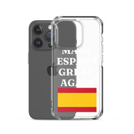 Carcasa transparente para iPhone® Make España Great Again
