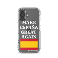 Carcasa transparente para iPhone® Make España Great Again