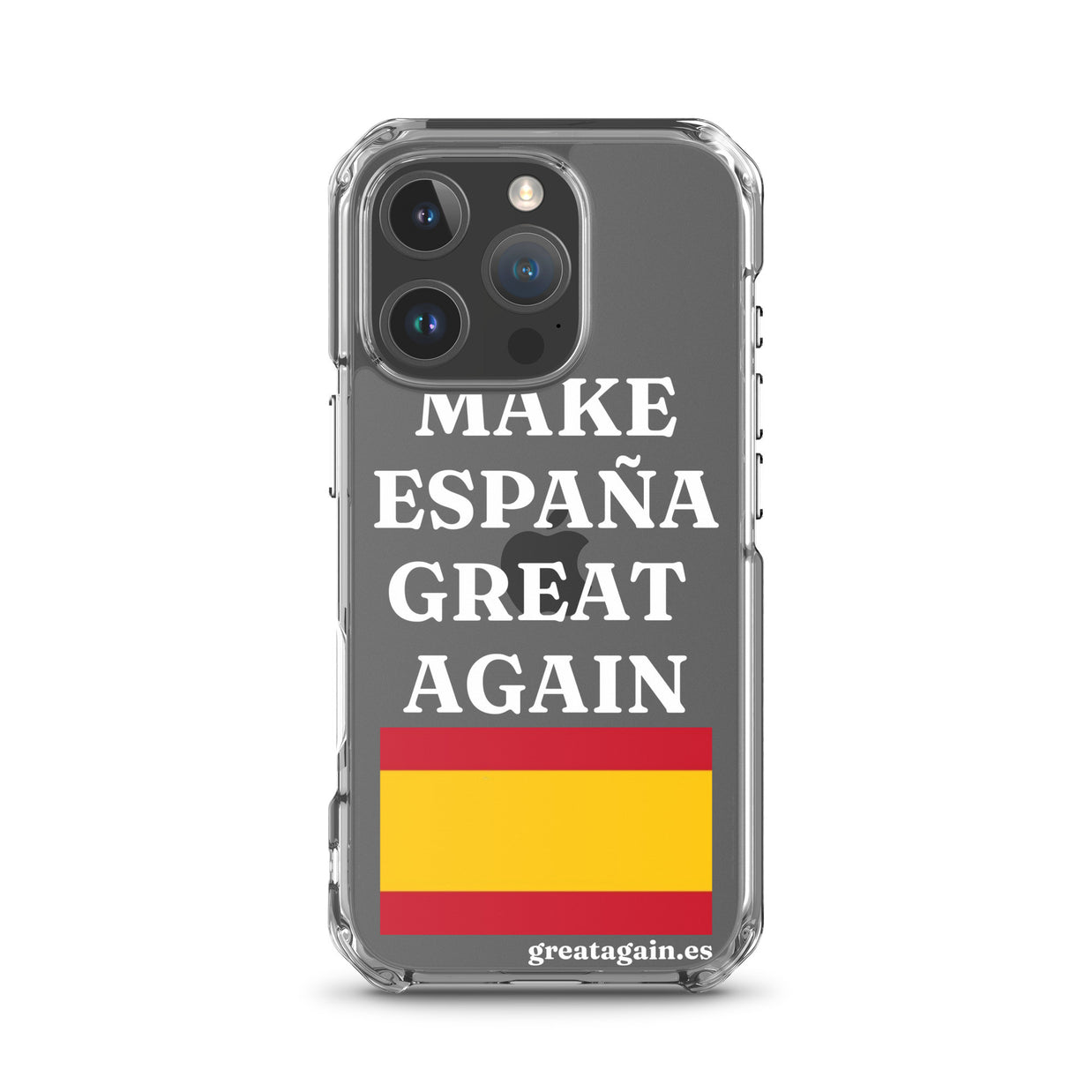 Carcasa transparente para iPhone® Make España Great Again