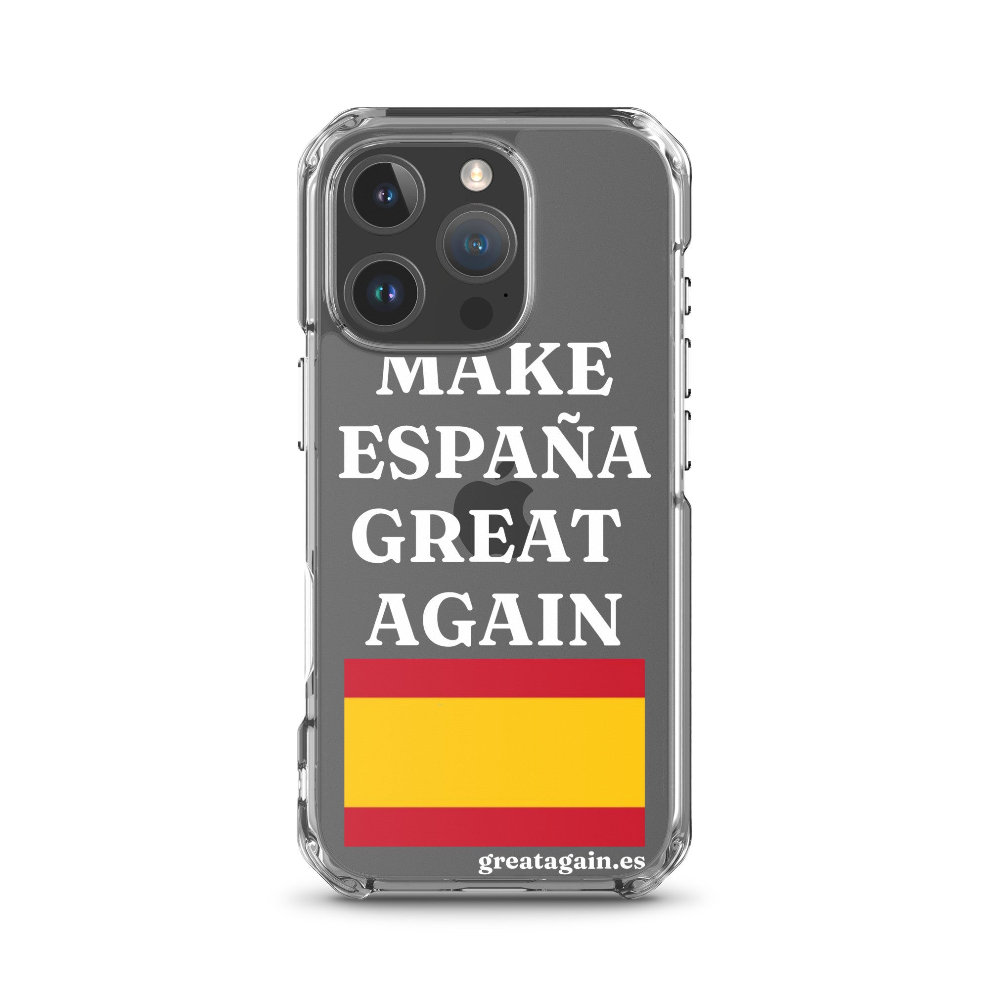 Carcasa transparente para iPhone® Make España Great Again