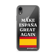 Carcasa transparente para iPhone® Make España Great Again