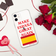 Carcasa transparente iPhone® Make España Great Again