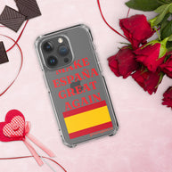 Carcasa transparente iPhone® Make España Great Again