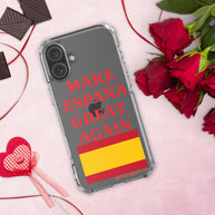 Carcasa transparente iPhone® Make España Great Again