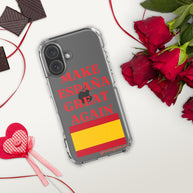 Carcasa transparente iPhone® Make España Great Again