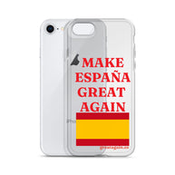 Carcasa transparente iPhone® Make España Great Again