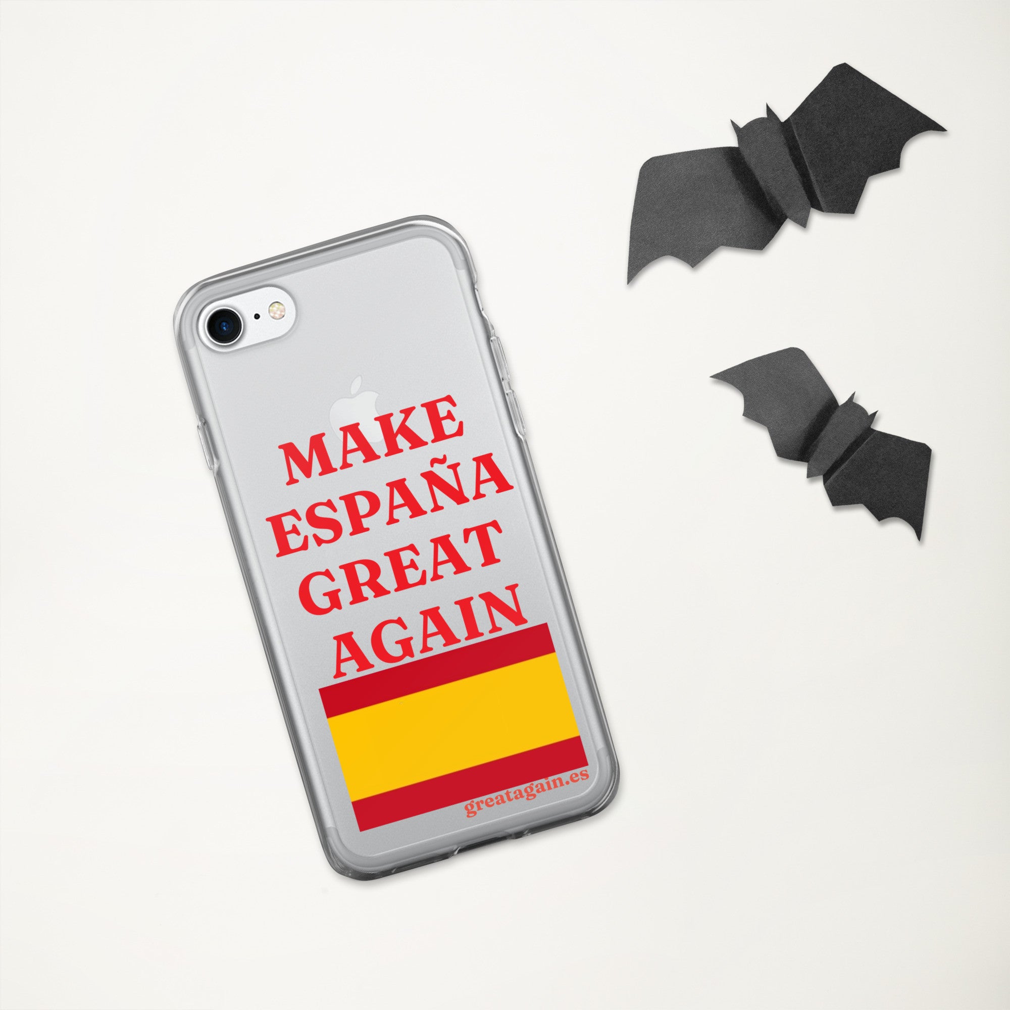 Carcasa transparente iPhone® Make España Great Again
