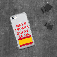 Carcasa transparente iPhone® Make España Great Again