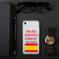 Carcasa transparente iPhone® Make España Great Again