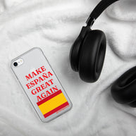 Carcasa transparente iPhone® Make España Great Again