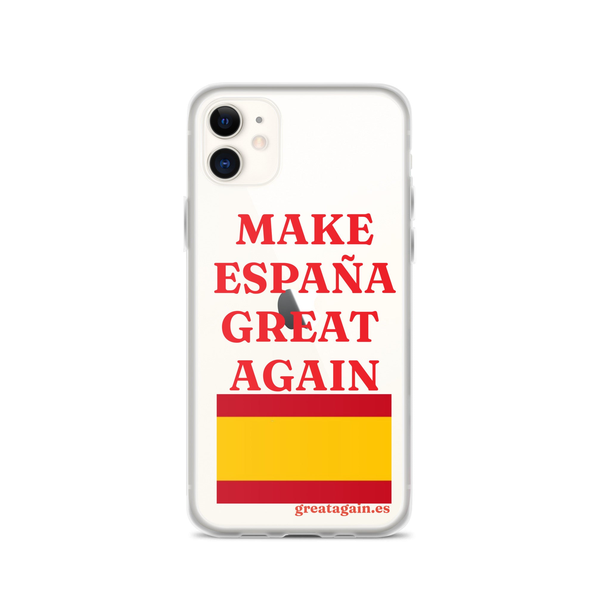 Carcasa transparente iPhone® Make España Great Again