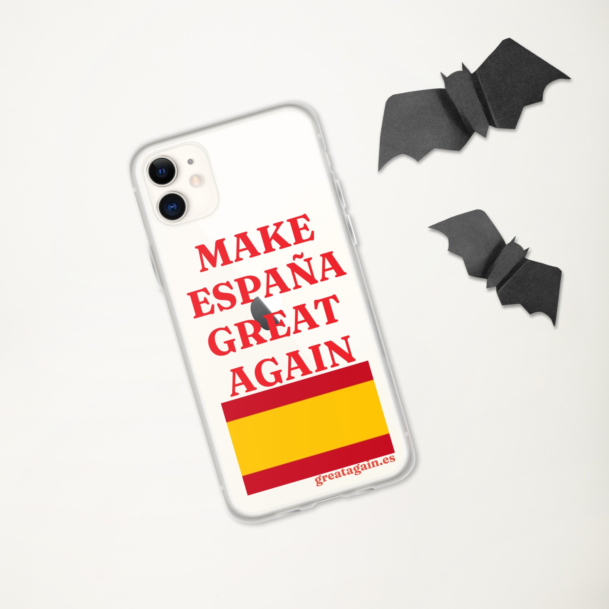 Carcasa transparente iPhone® Make España Great Again