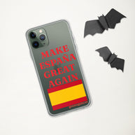 Carcasa transparente iPhone® Make España Great Again