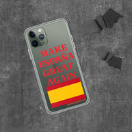 Carcasa transparente iPhone® Make España Great Again