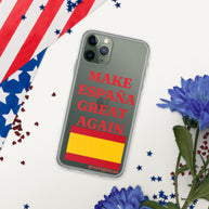 Carcasa transparente iPhone® Make España Great Again