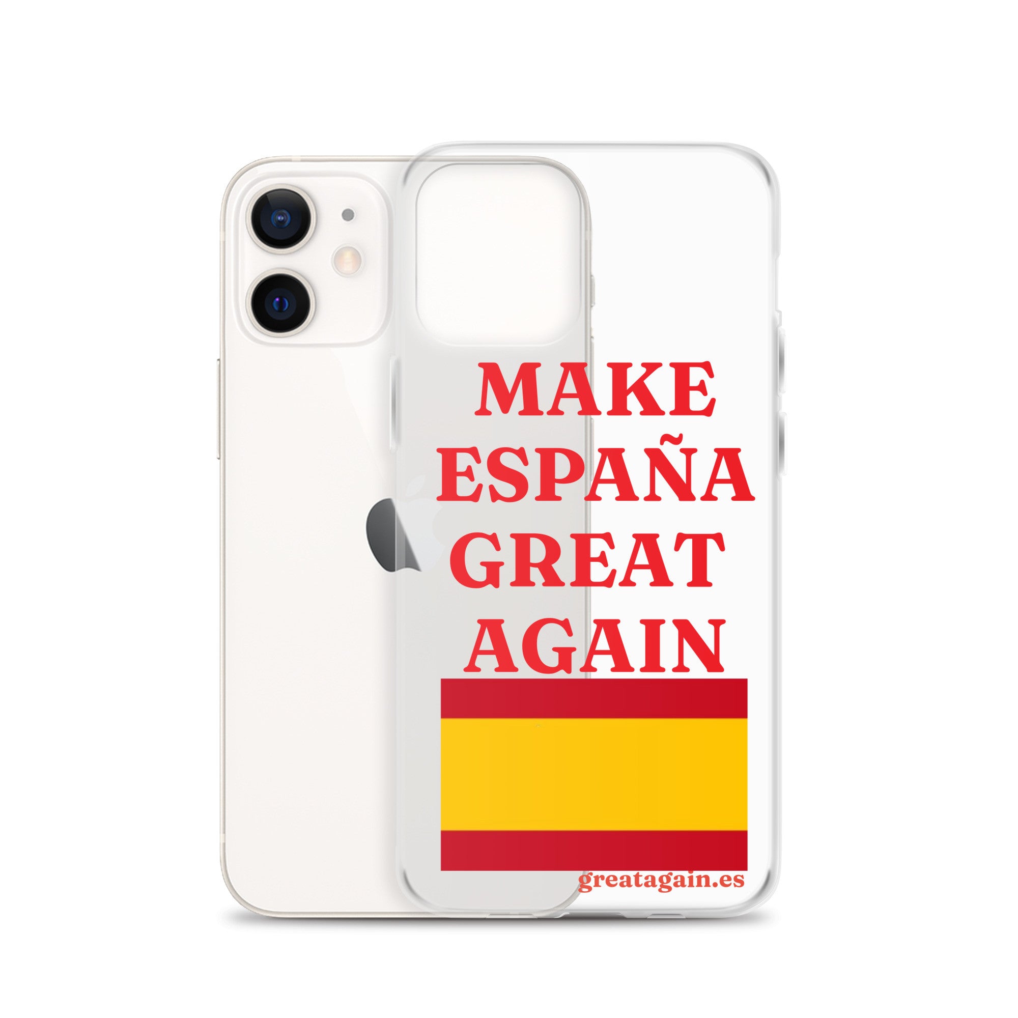 Carcasa transparente iPhone® Make España Great Again