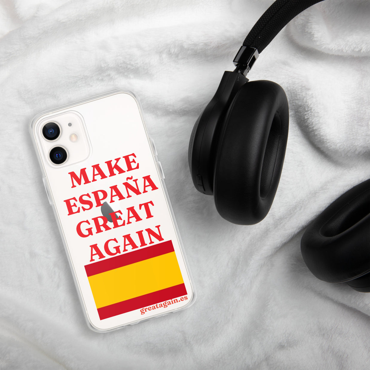 Carcasa transparente iPhone® Make España Great Again
