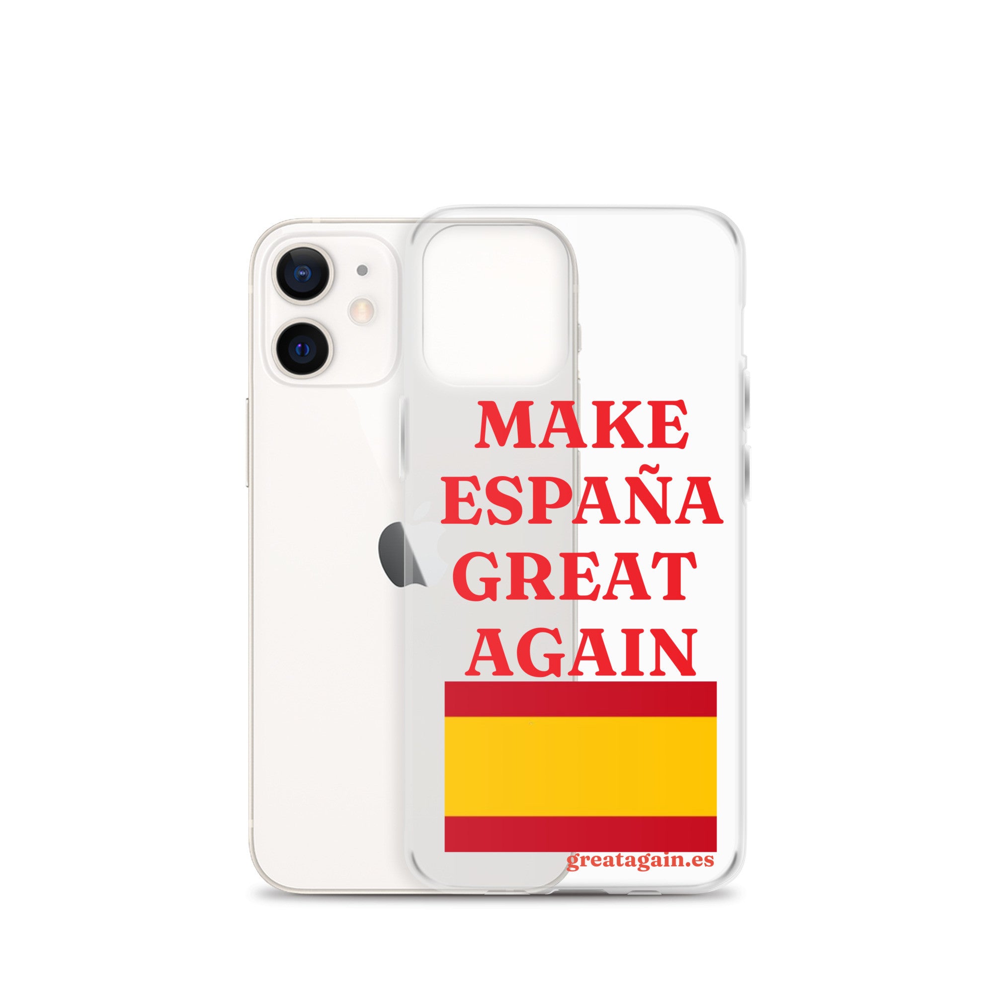 Carcasa transparente iPhone® Make España Great Again
