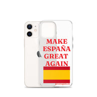 Carcasa transparente iPhone® Make España Great Again