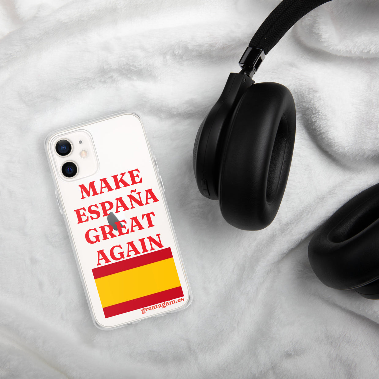 Carcasa transparente iPhone® Make España Great Again