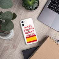 Carcasa transparente iPhone® Make España Great Again