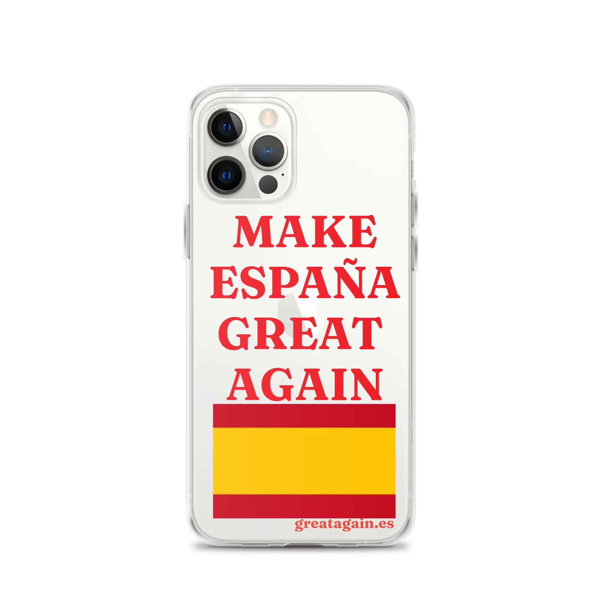 Carcasa transparente iPhone® Make España Great Again