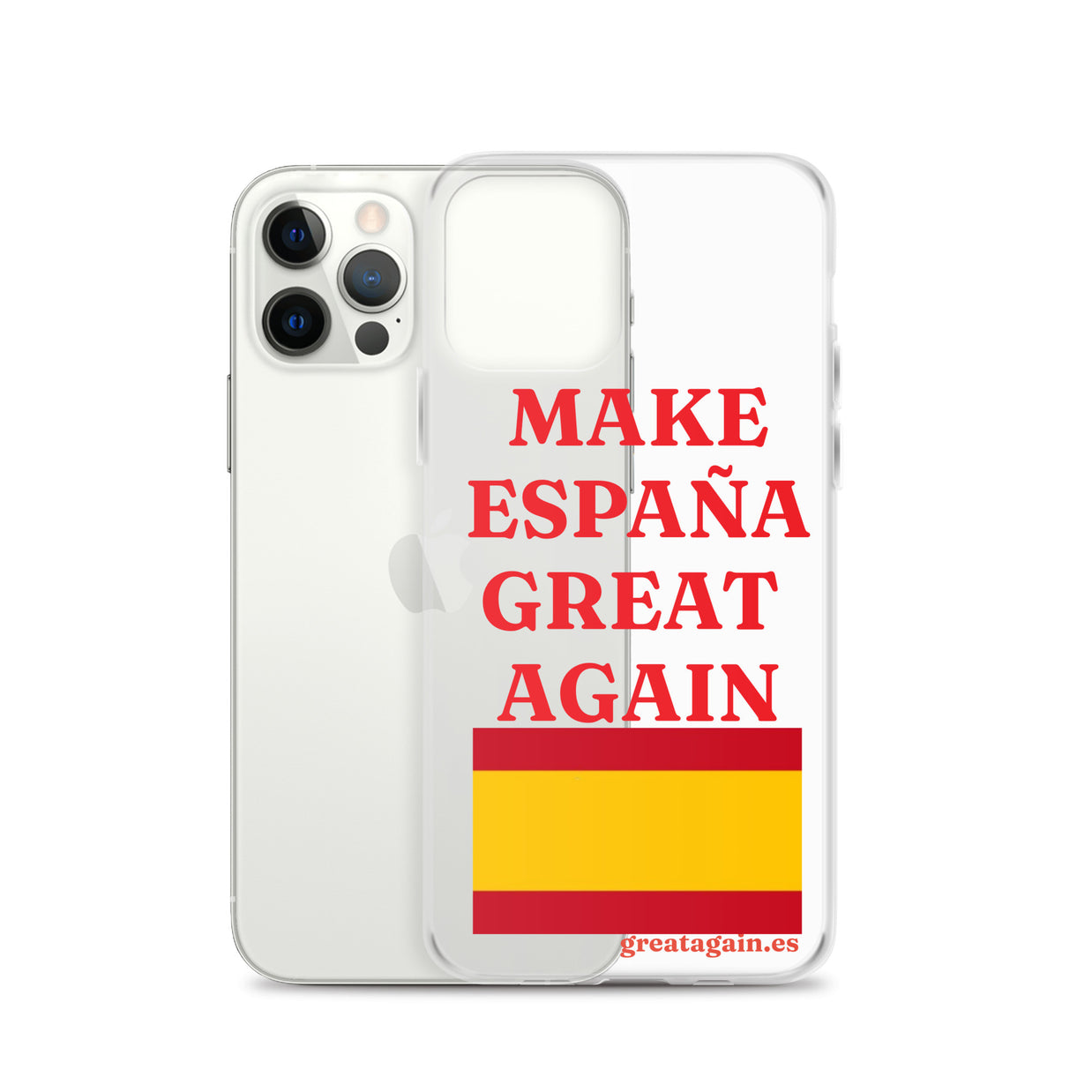 Carcasa transparente iPhone® Make España Great Again