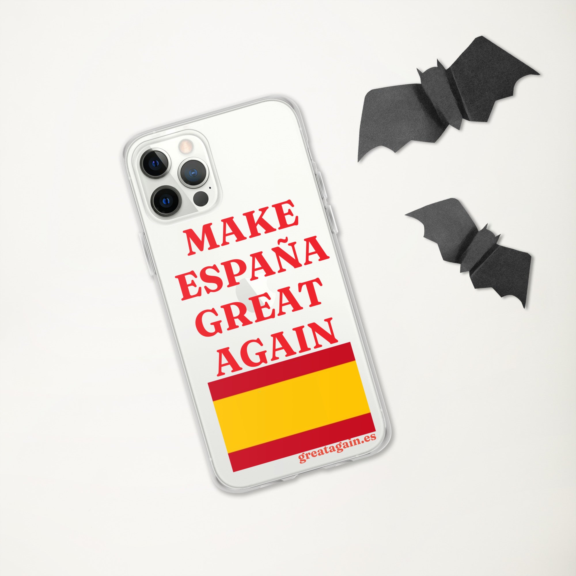 Carcasa transparente iPhone® Make España Great Again