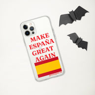 Carcasa transparente iPhone® Make España Great Again