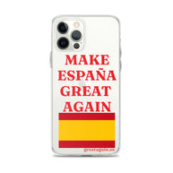 Carcasa transparente iPhone® Make España Great Again