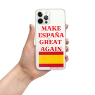 Carcasa transparente iPhone® Make España Great Again