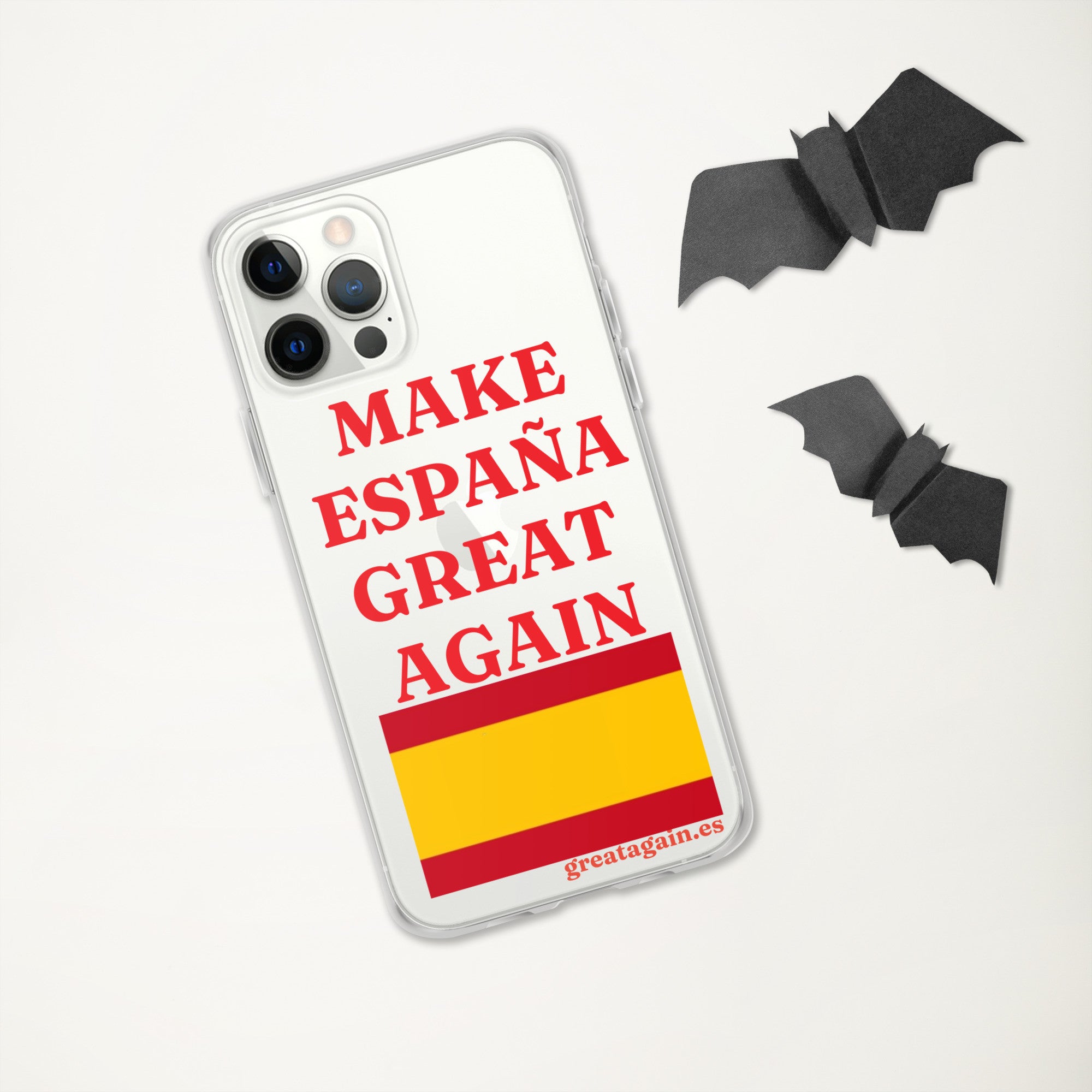 Carcasa transparente iPhone® Make España Great Again