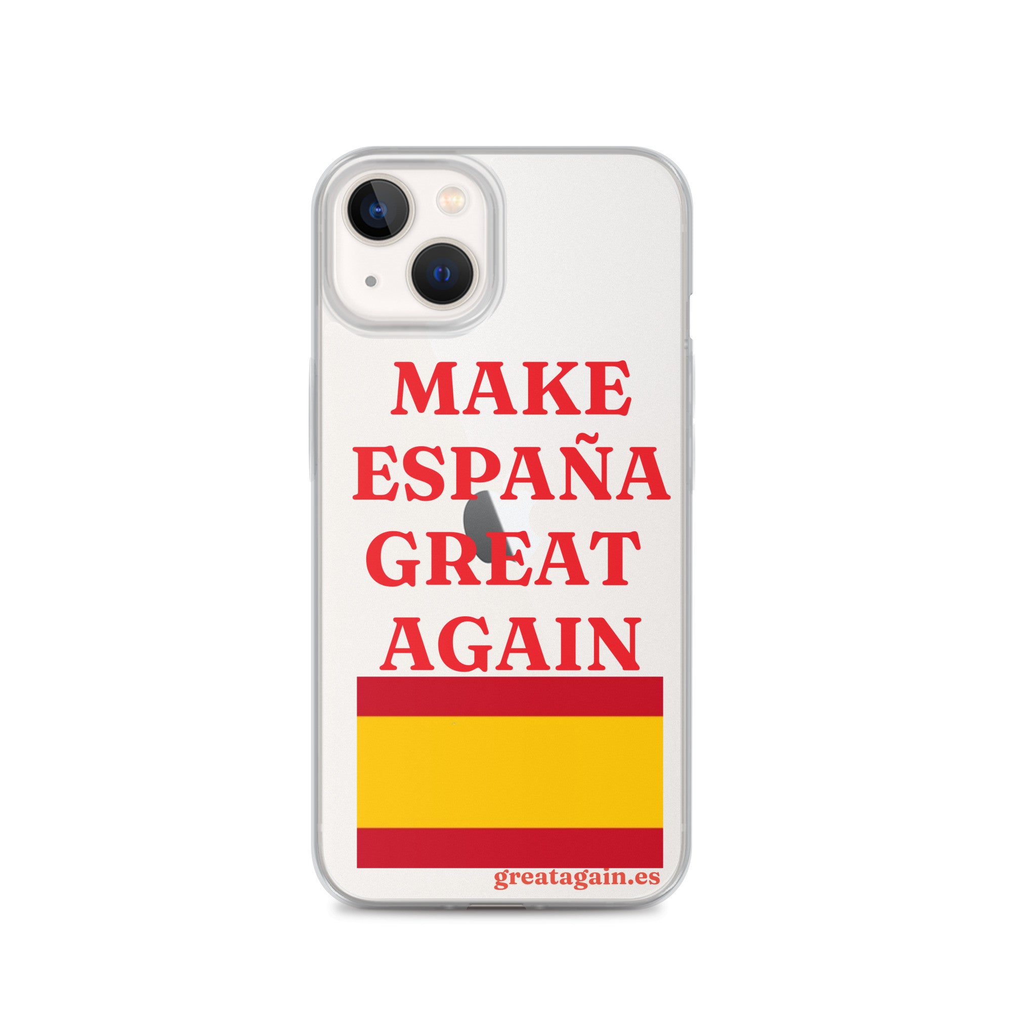 Carcasa transparente iPhone® Make España Great Again