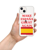 Carcasa transparente iPhone® Make España Great Again