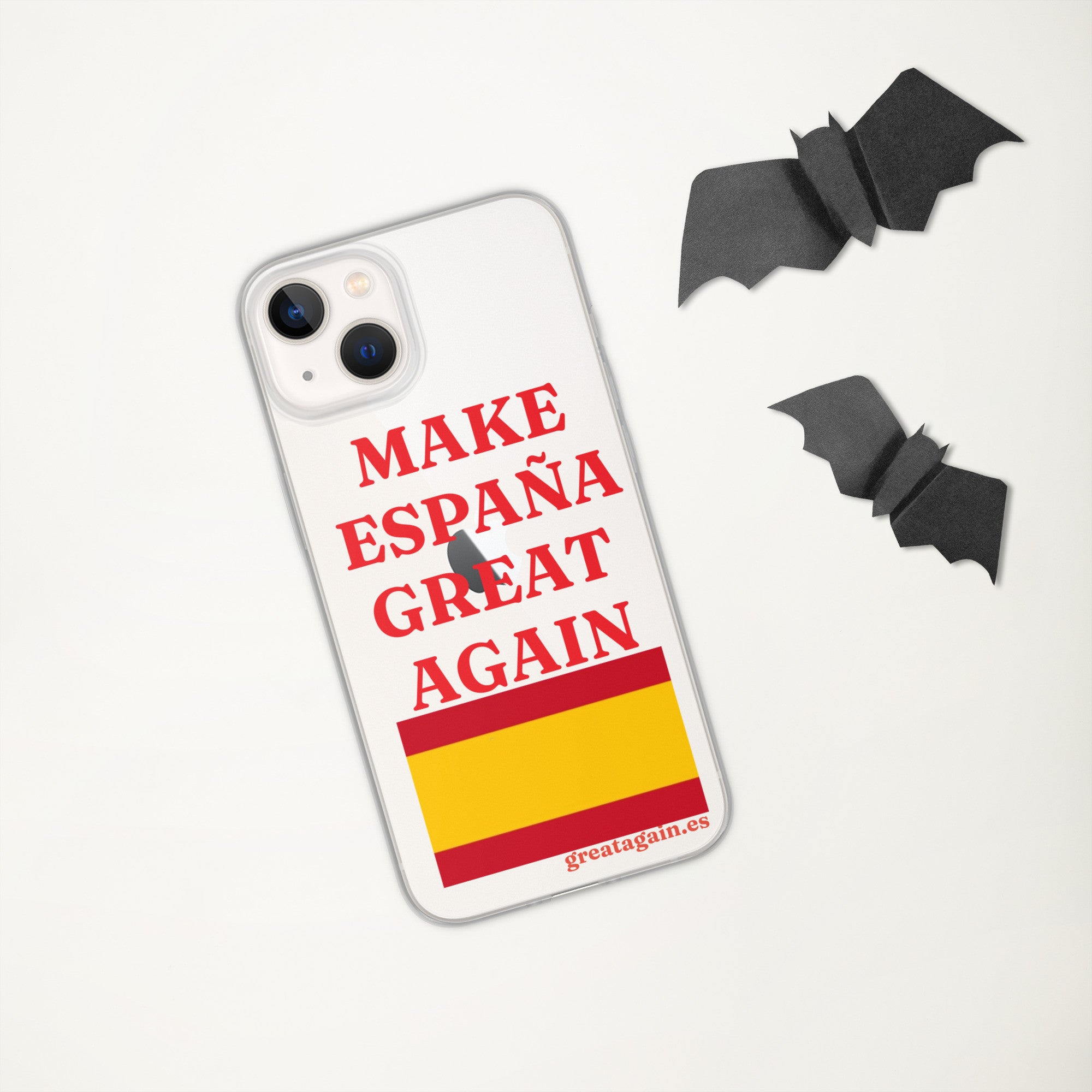 Carcasa transparente iPhone® Make España Great Again