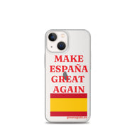 Carcasa transparente iPhone® Make España Great Again