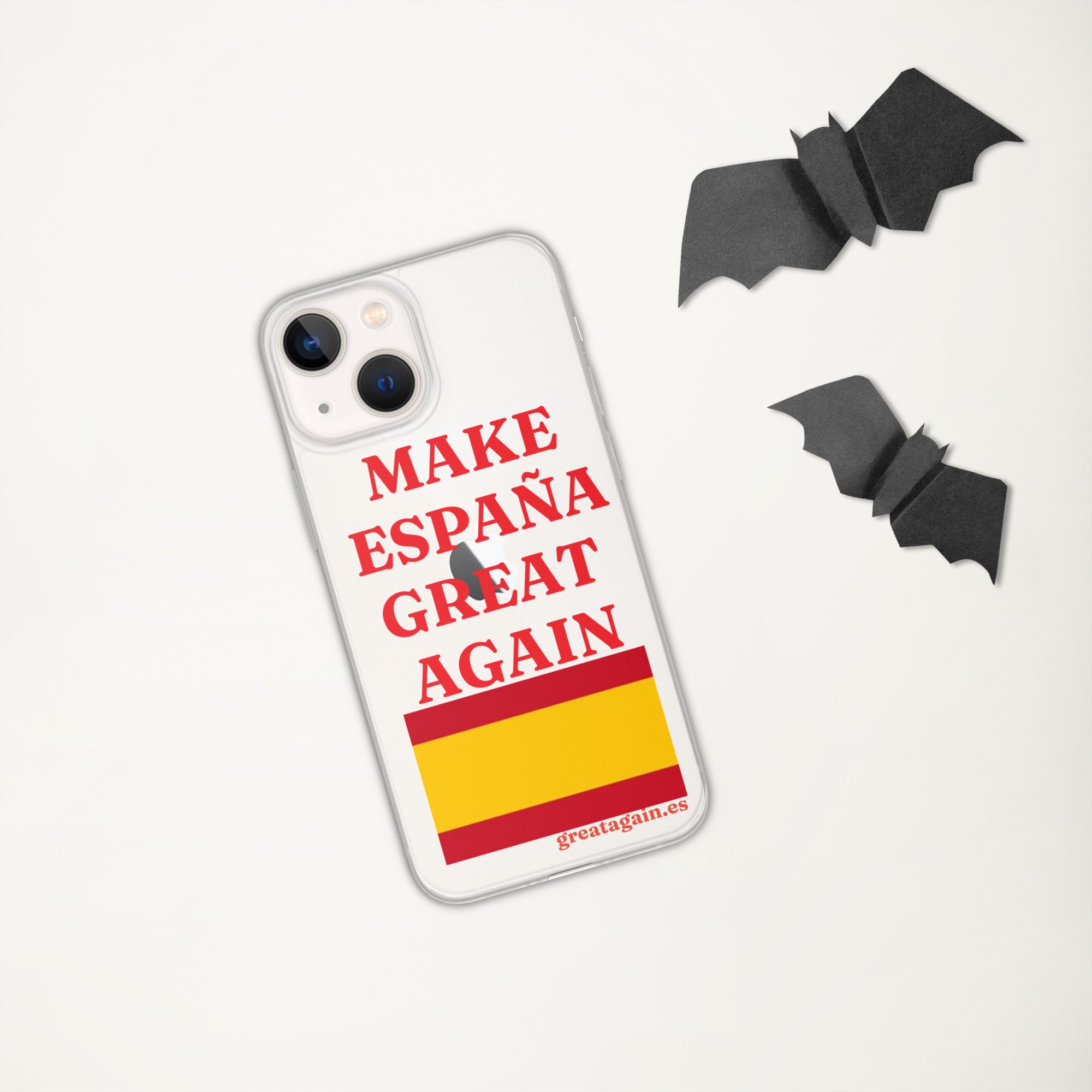 Carcasa transparente iPhone® Make España Great Again
