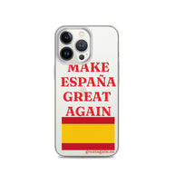 Carcasa transparente iPhone® Make España Great Again
