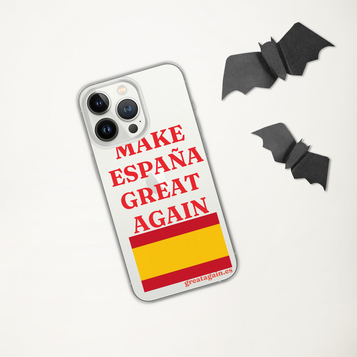 Carcasa transparente iPhone® Make España Great Again