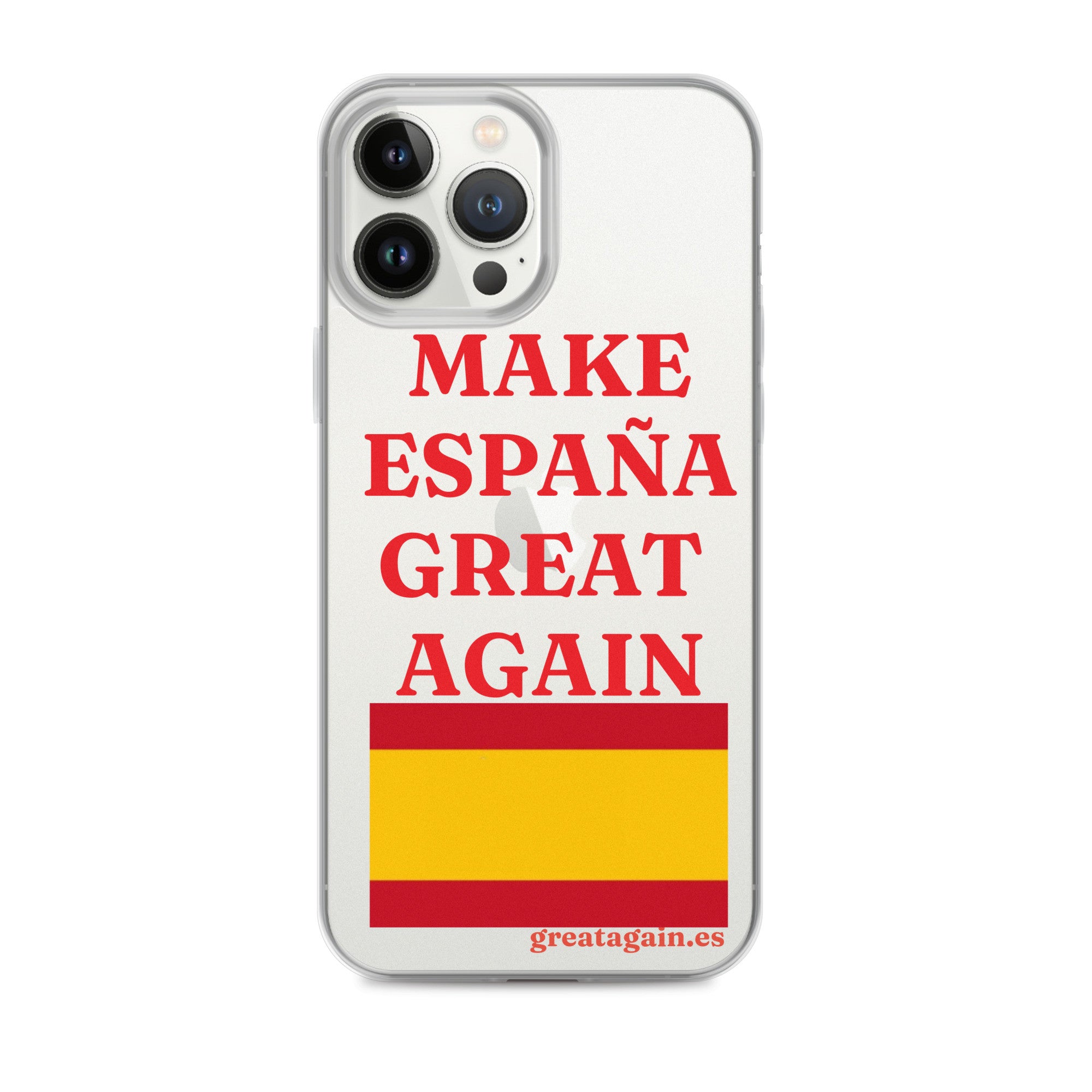 Carcasa transparente iPhone® Make España Great Again