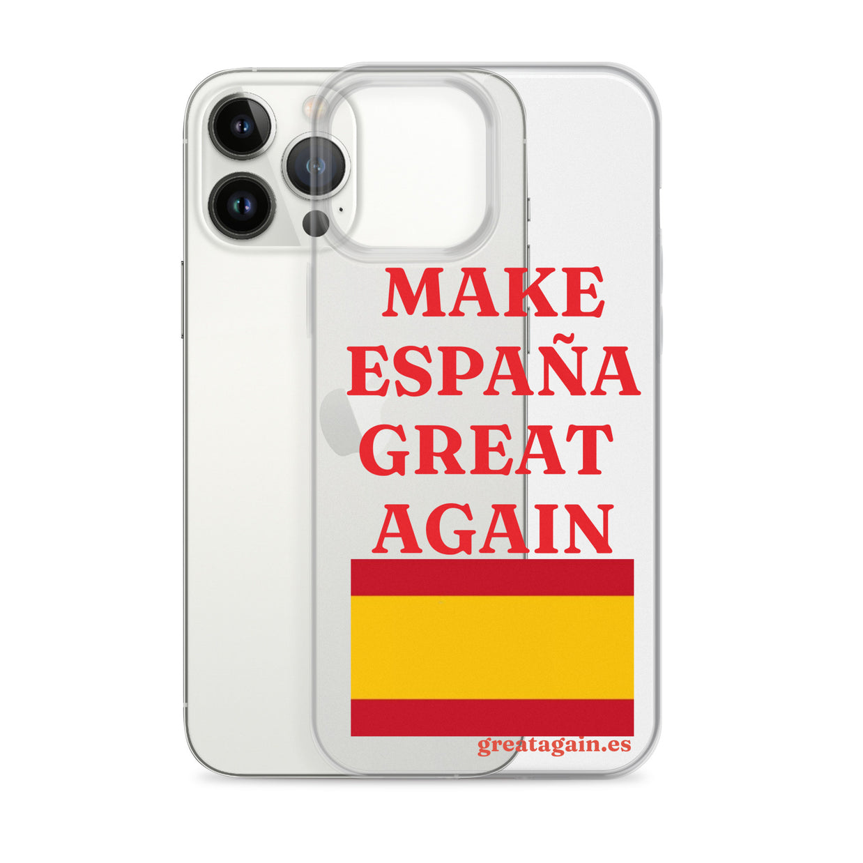 Carcasa transparente iPhone® Make España Great Again