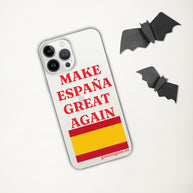 Carcasa transparente iPhone® Make España Great Again