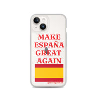 Carcasa transparente iPhone® Make España Great Again