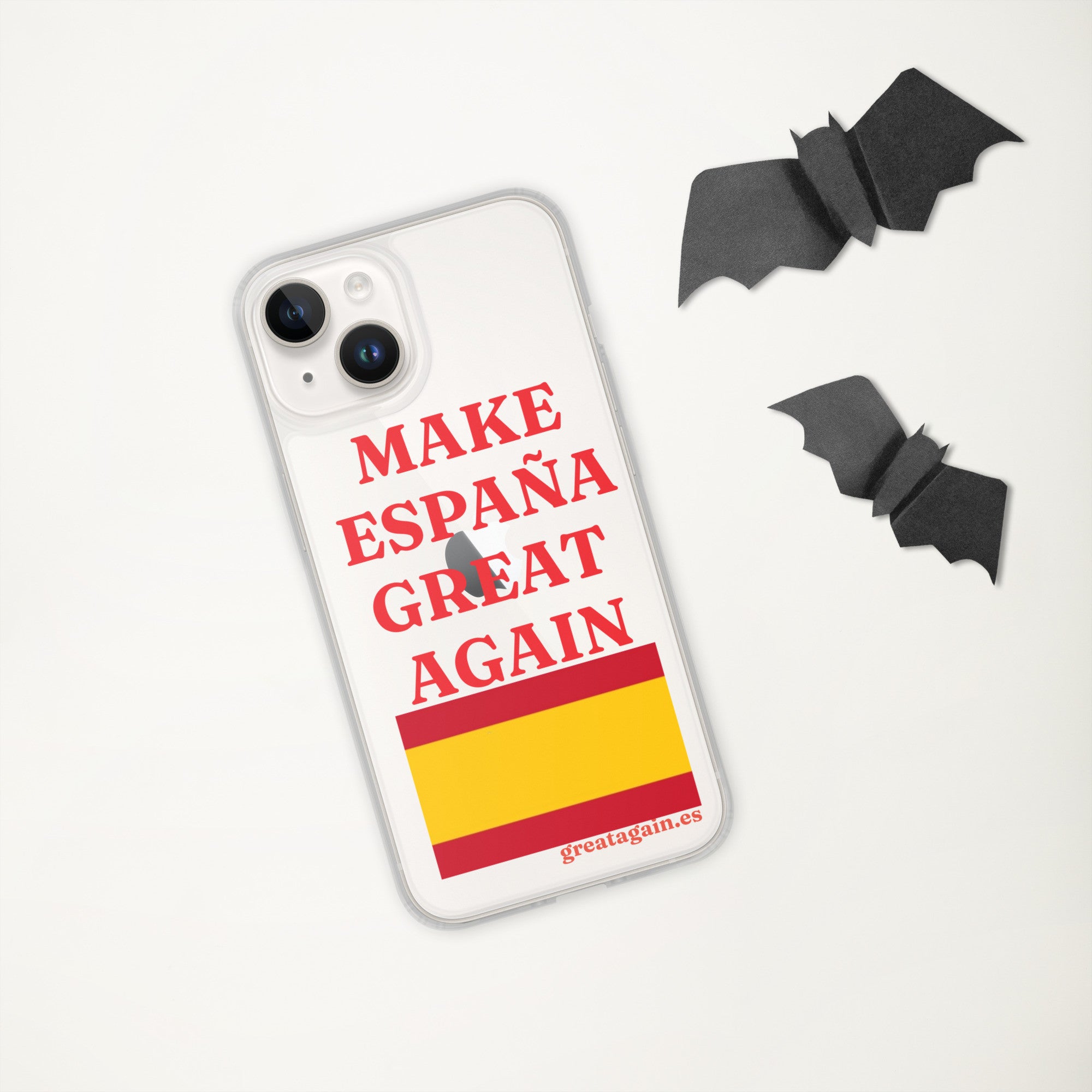 Carcasa transparente iPhone® Make España Great Again