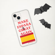 Carcasa transparente iPhone® Make España Great Again