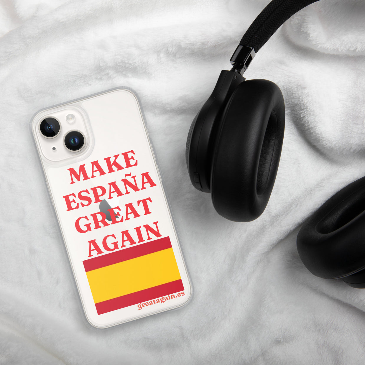 Carcasa transparente iPhone® Make España Great Again
